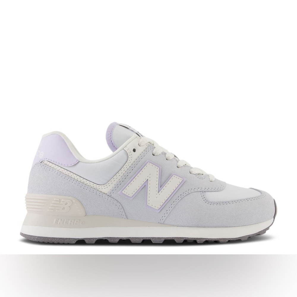 New Balance 574 Sneakers Granite/Bright Lavender/Quartz Grey US 6